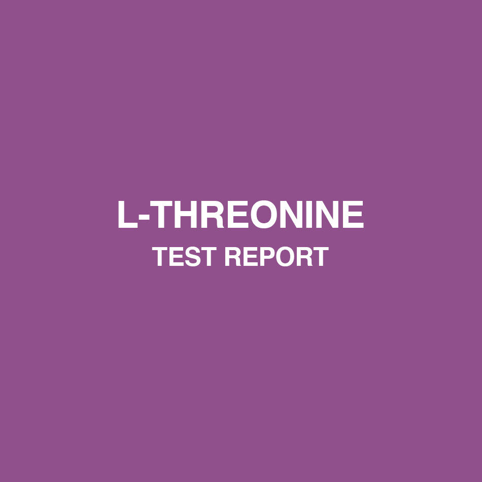 LThreonine test report HealthyHey HealthyHey Nutrition