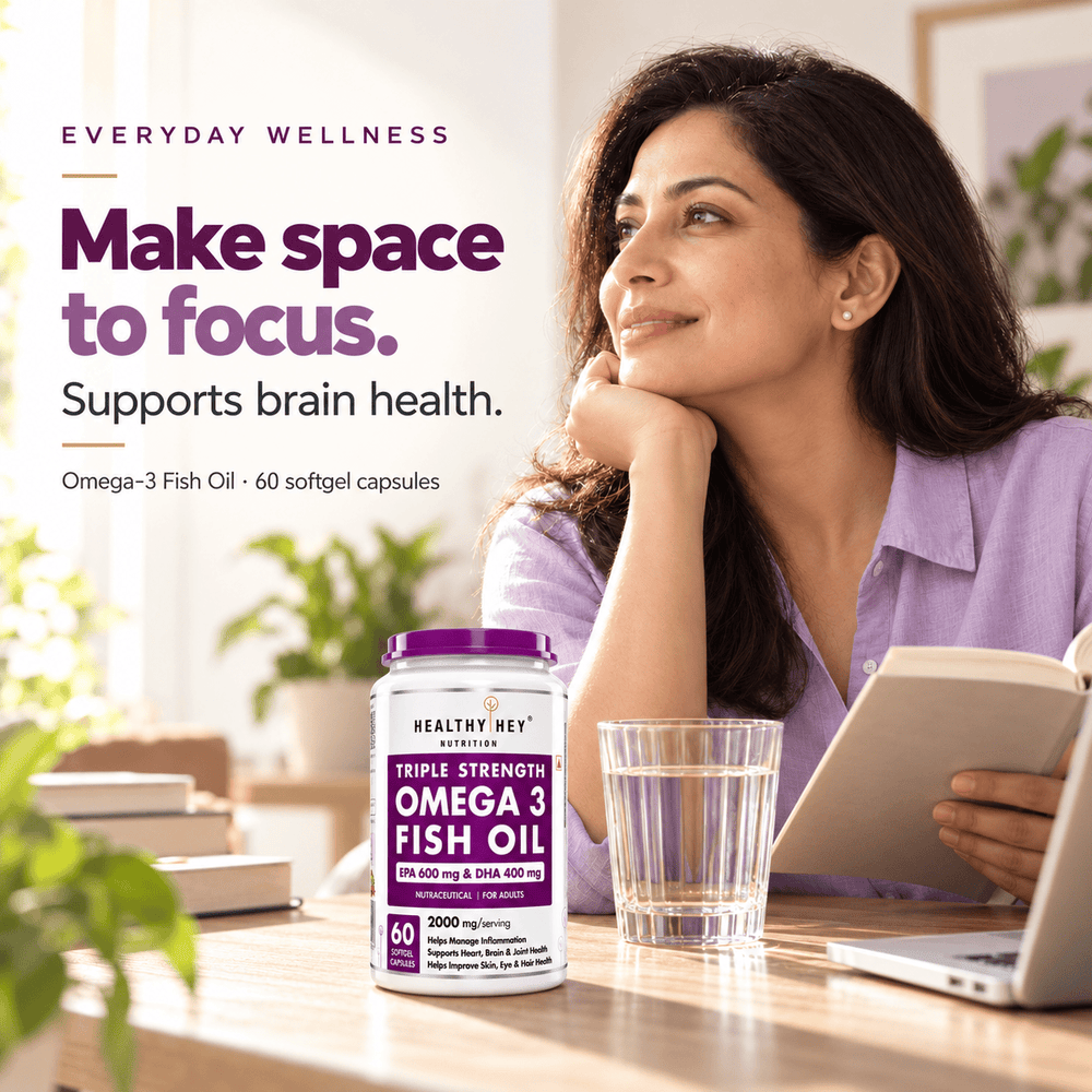 HealthyHey Nutrition Softgels HealthyHey Omega 3 Fish Oil | 2000 mg per 2 Softgels | EPA 600 mg + DHA 400 mg | Burpless