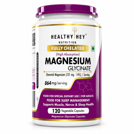 Magnesium Glycinate 14% pack of 120 vegetable capsules