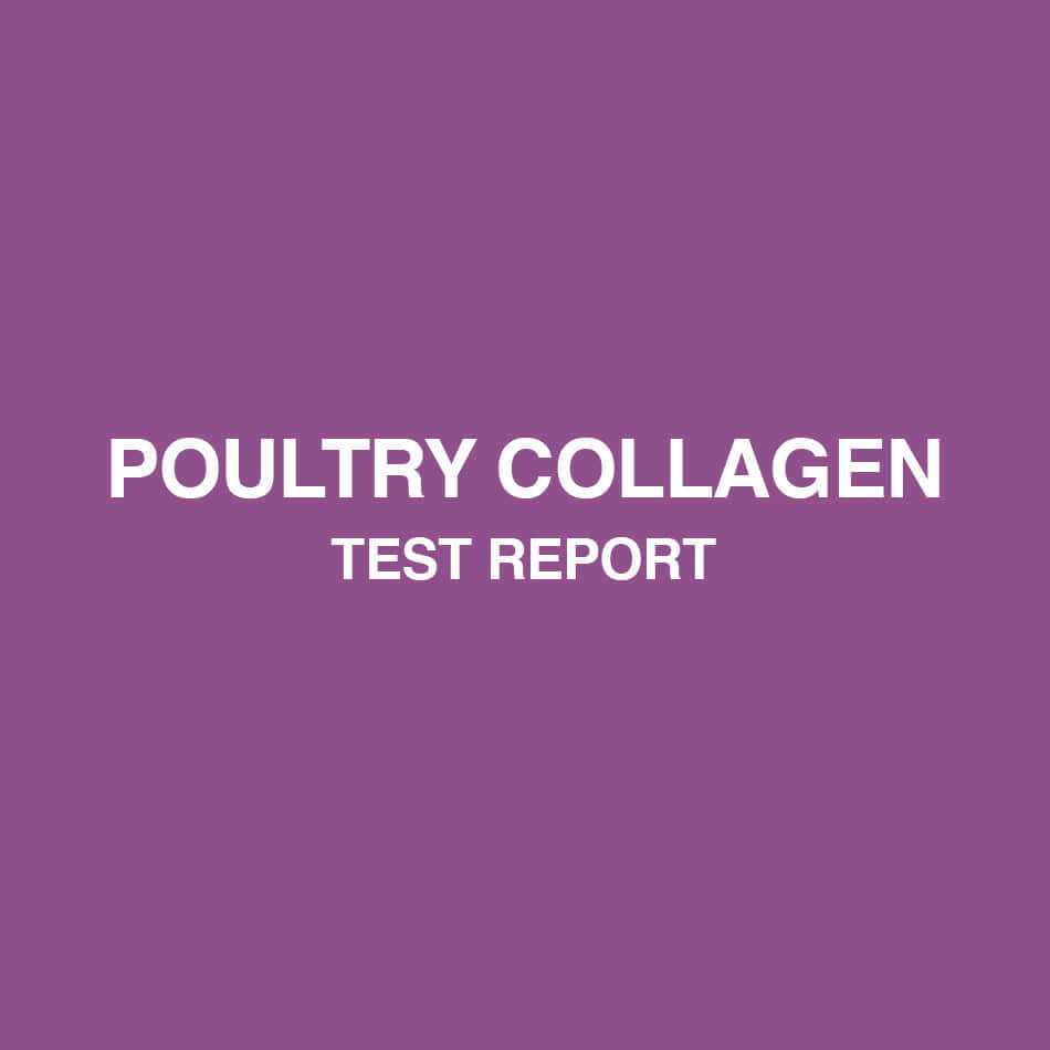 Poultry Collagen test report - HealthyHey