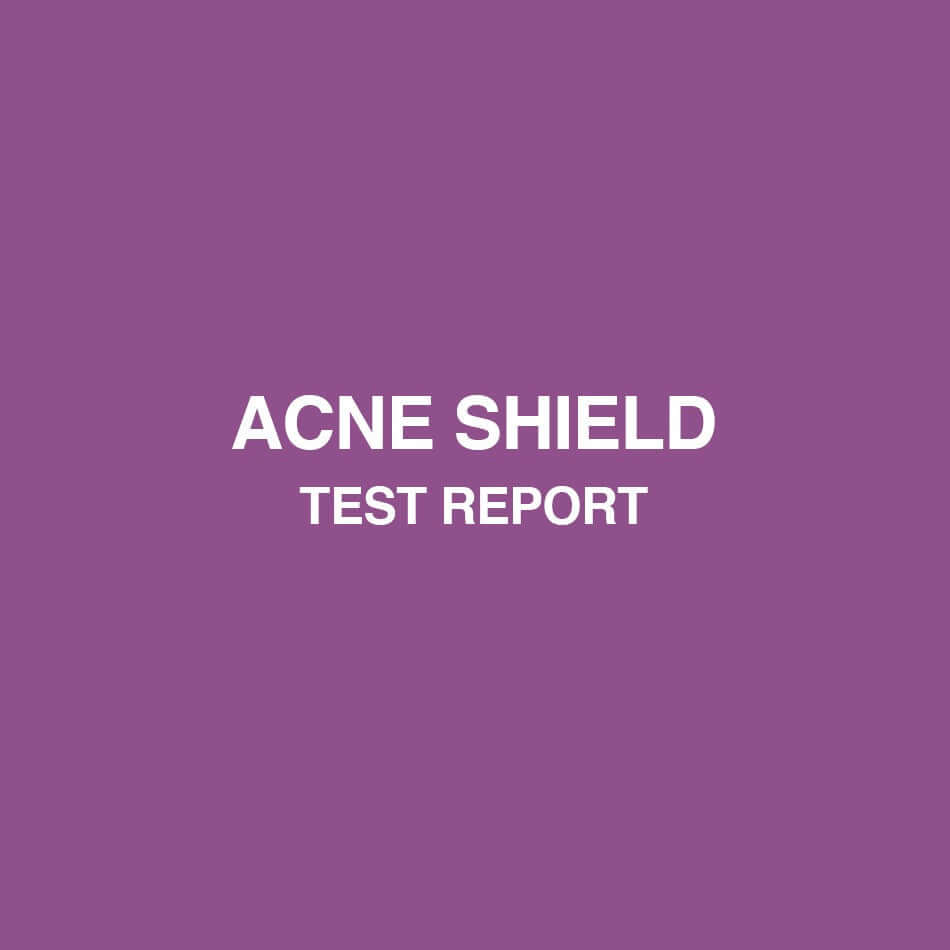 Acne shield test report - HealthyHey