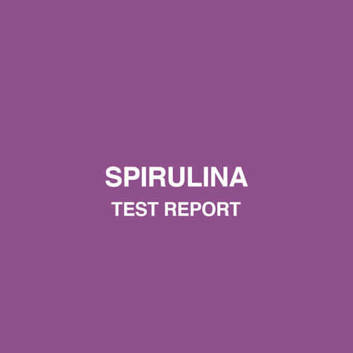 Spirulina Capsule test report - HealthyHey