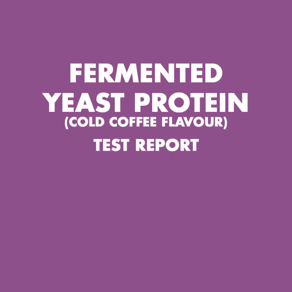 Fermented Yeast Protein Cold Coffee Flavour - Test Report HealthyHey