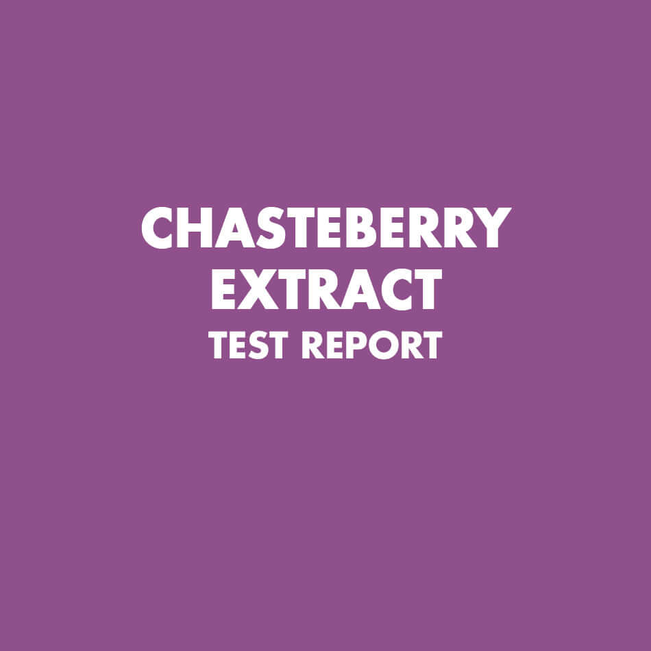 Chasteberry Extract test report - HealthyHey
