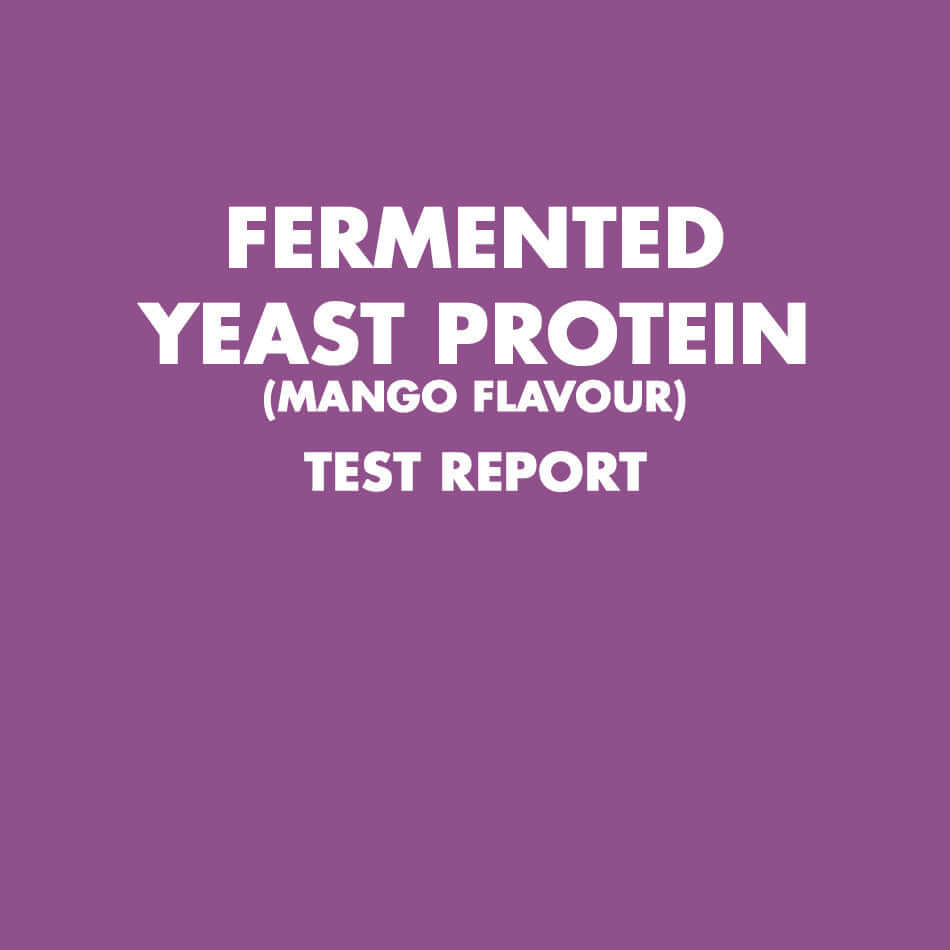 Fermented Yeast Protein Mango Flavour - Test Report HealthyHey