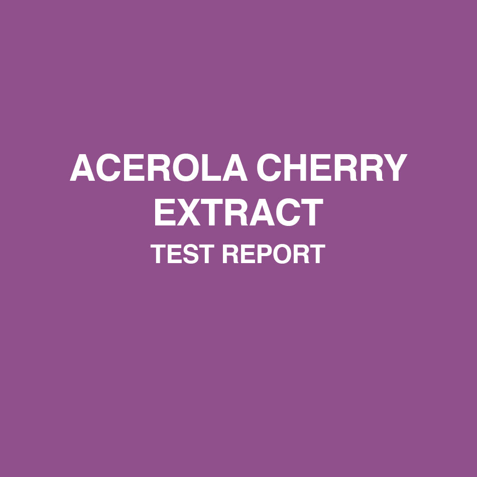 Vitamin C Acerola Cherry Extract test report - HealthyHey