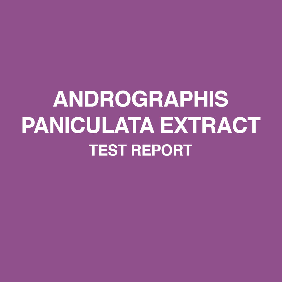 Andrographis Paniculata Extract test report - HealthyHey