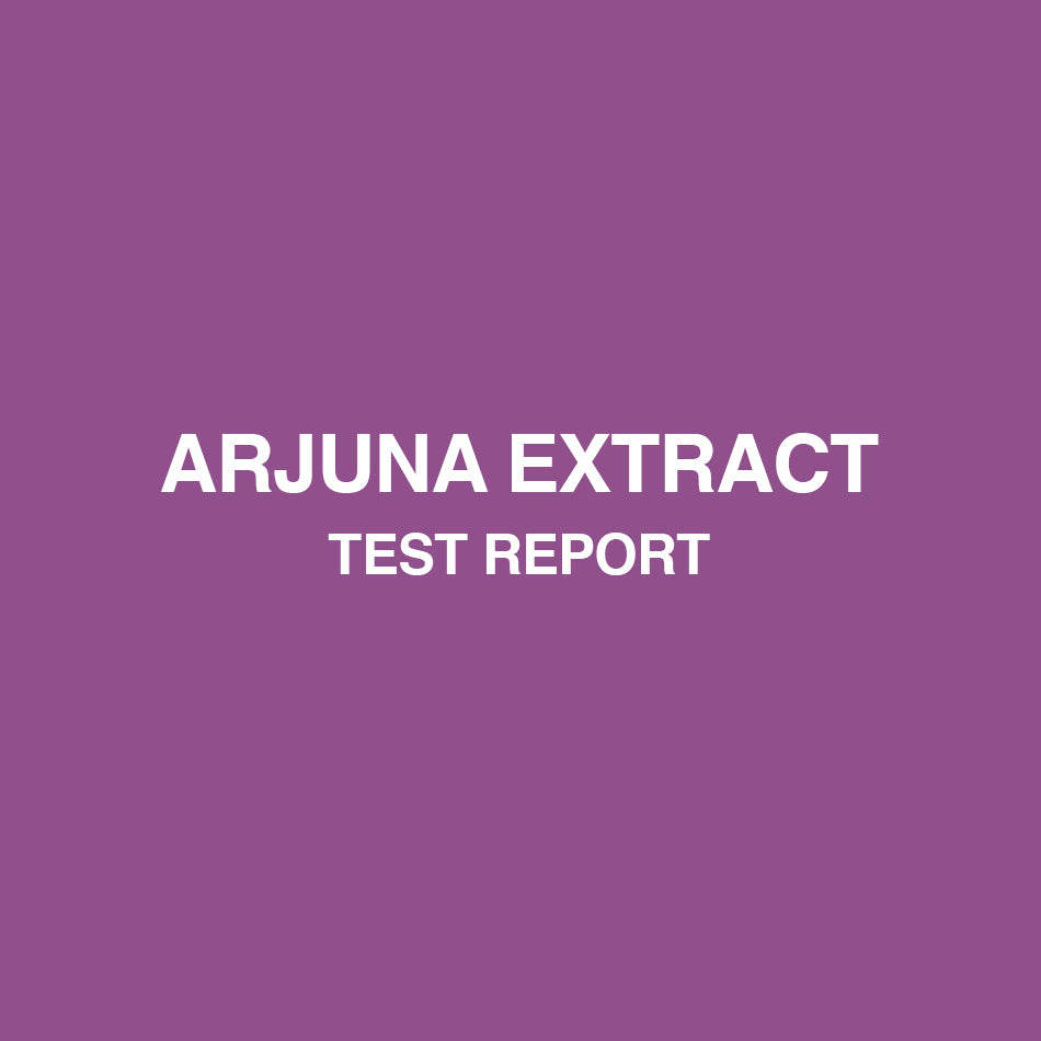 Arjuna Extract test report - HealthyHey