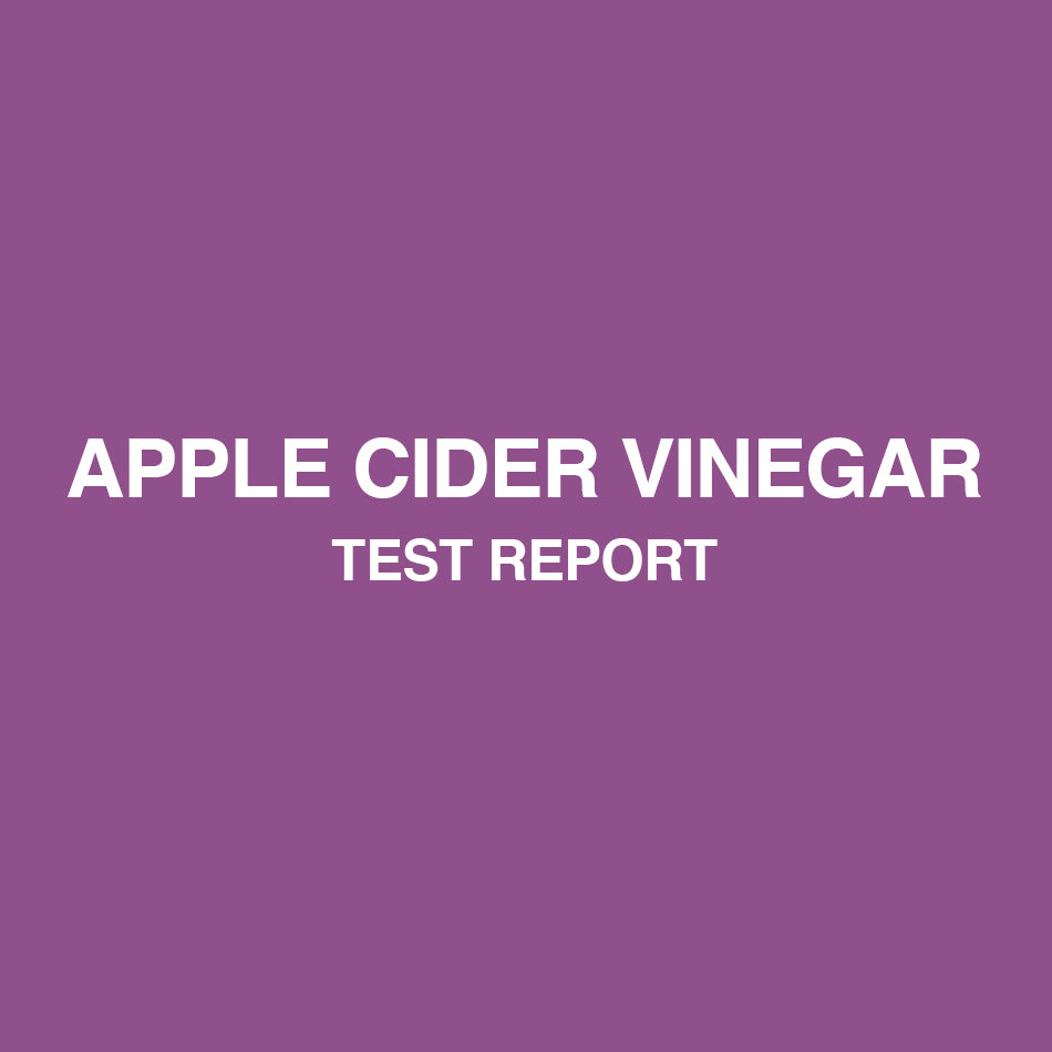 Apple Cider Vinegar test report - Healthyhey