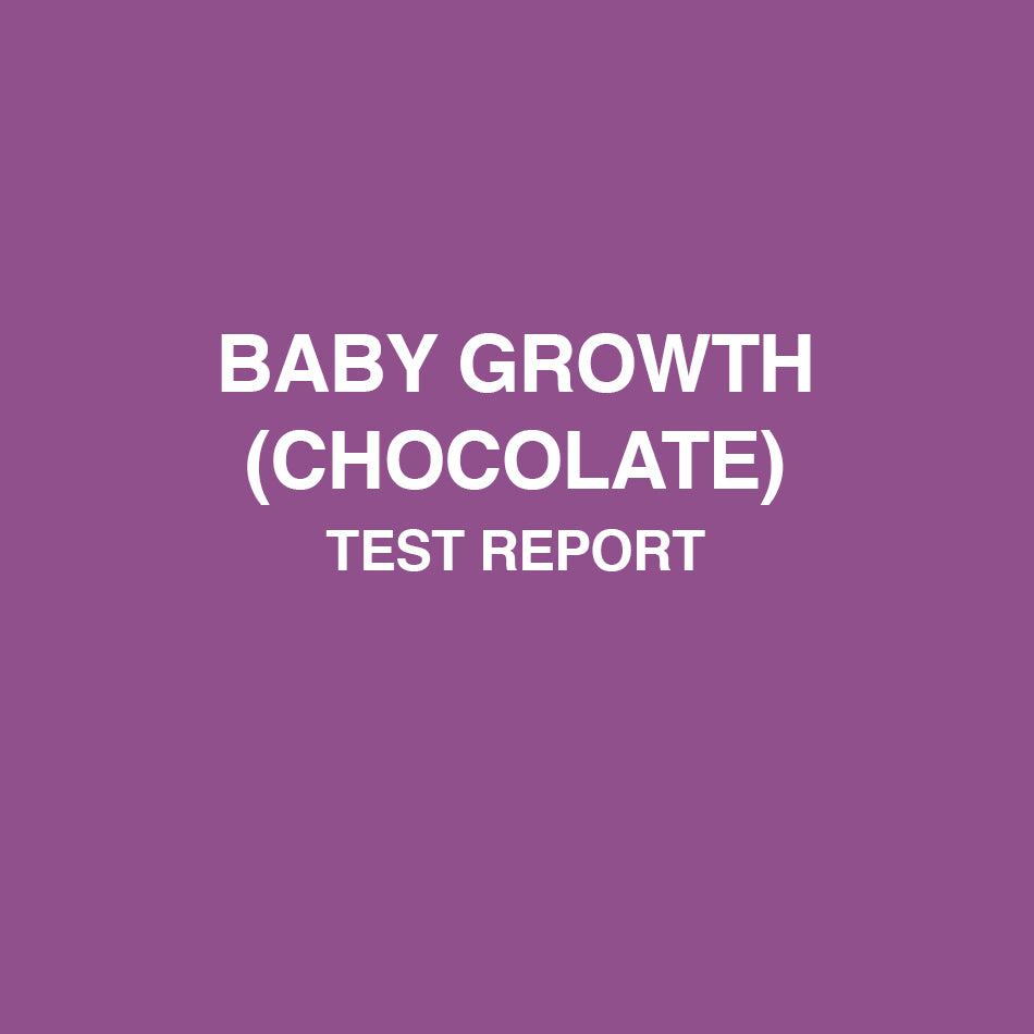 Baby Growth chocolate Flavour test report - HealthyHey