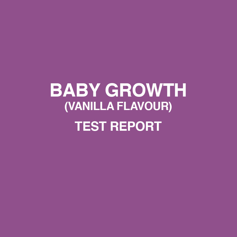 Baby Growth Vanilla test report - HealthyHey