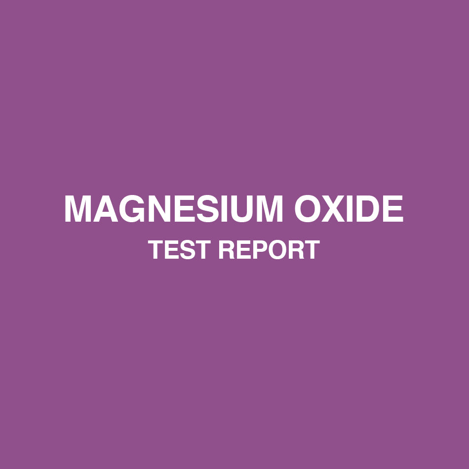 Magnesium Oxide test report - HealthyHey