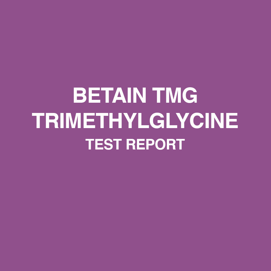 Betain TMG test report - HealthyHey