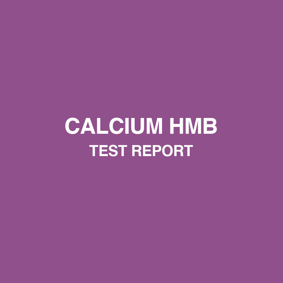Calcium HMB capsules test report - HealthyHey
