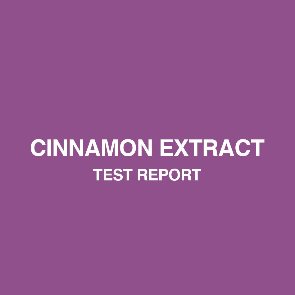 Cinnamon Extract test report - HealthyHey