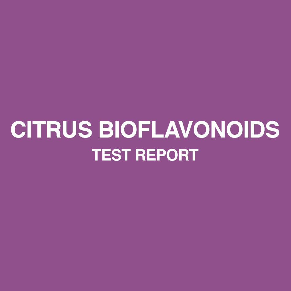 Citrus Bioflavonoids test report - HealthyHey