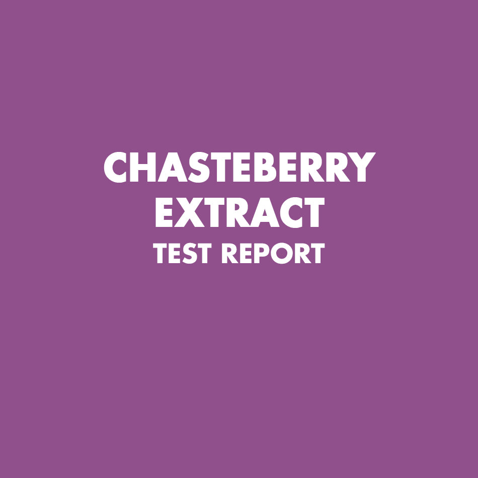 Chasteberry Extract test report - HealthyHey