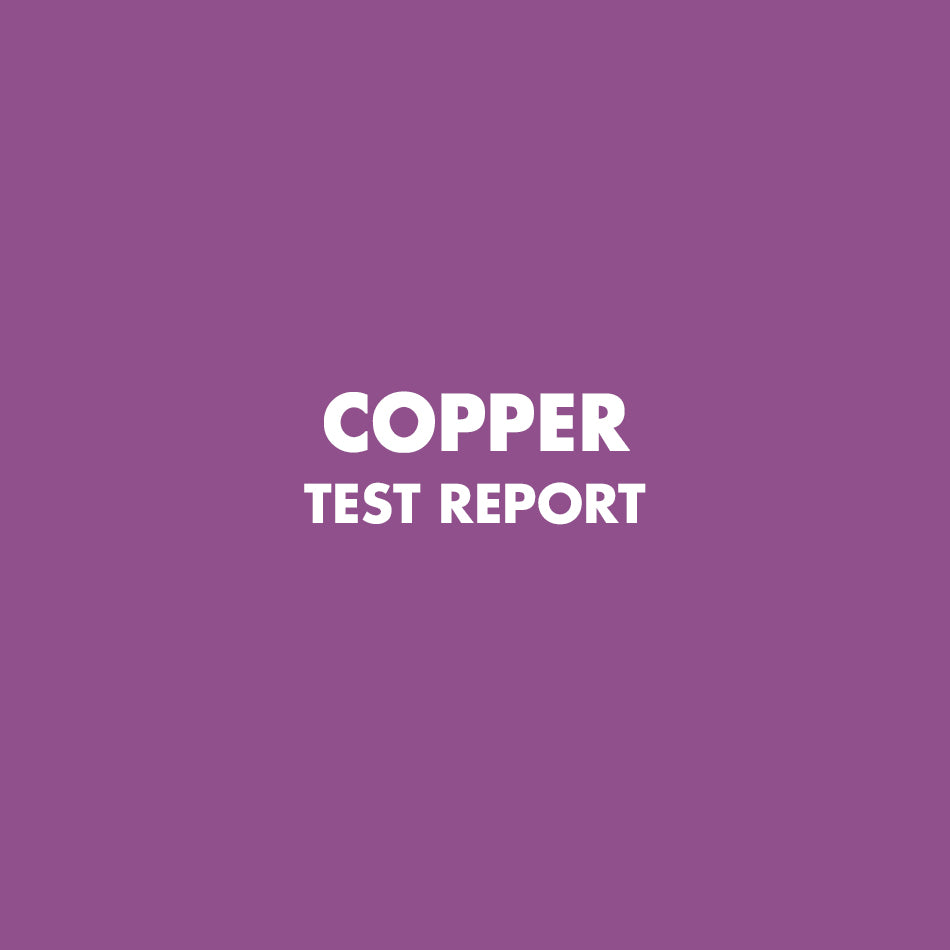 Copper Gluconate test report - HealthyHey