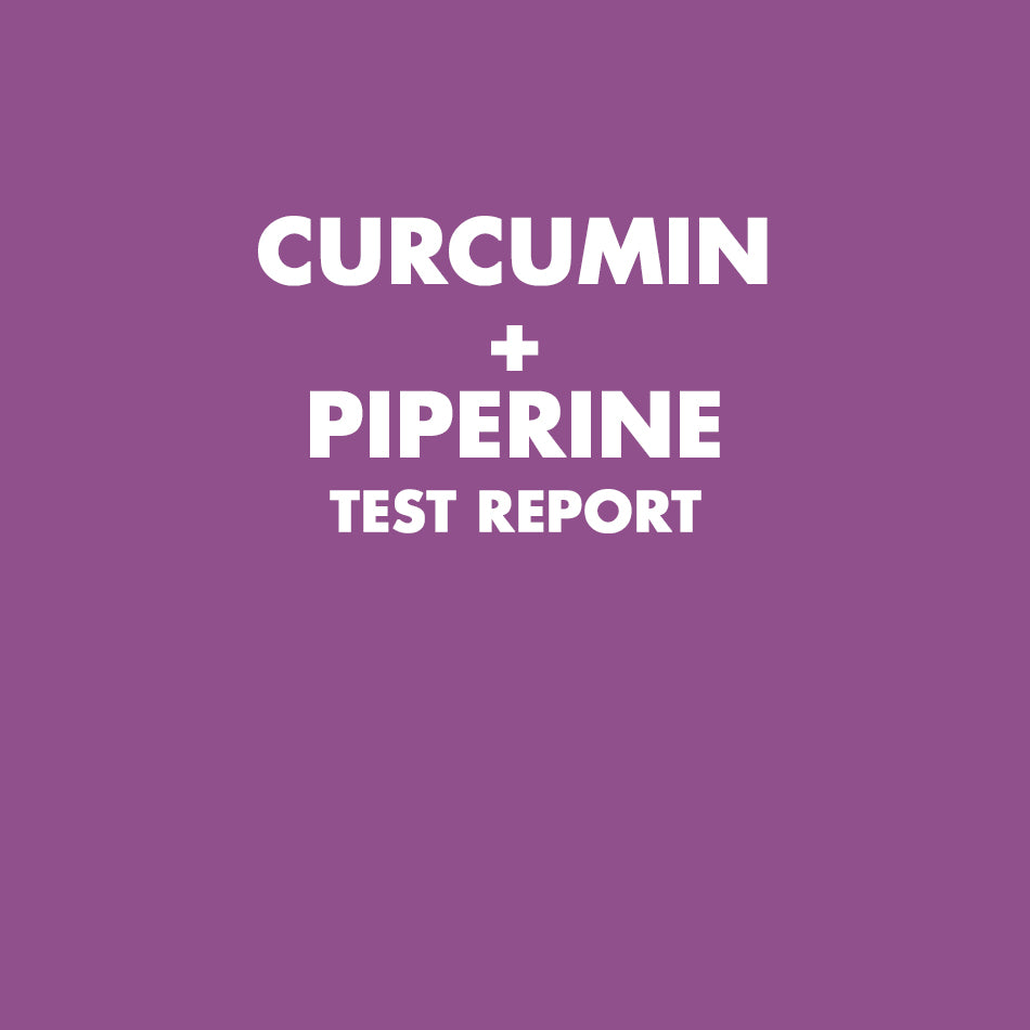 Curcumin + Piperine test report - HealthyHey