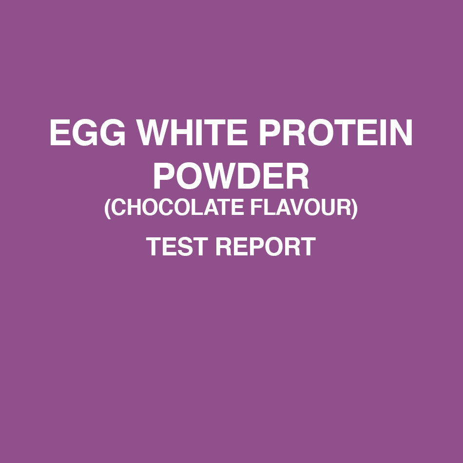 Egg White Protein Chocolate test report - HealthyHey