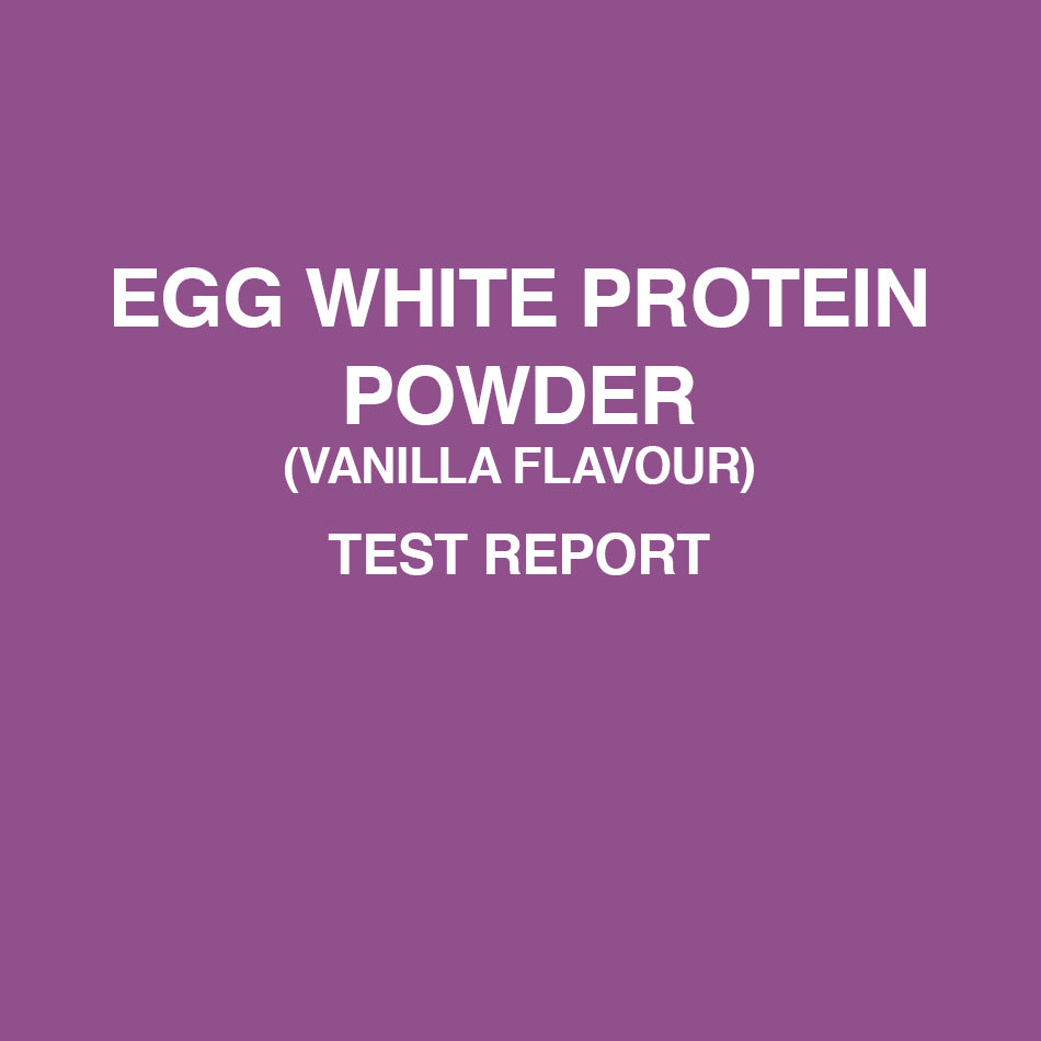 Egg White Protein Vanilla test report - HealthyHey