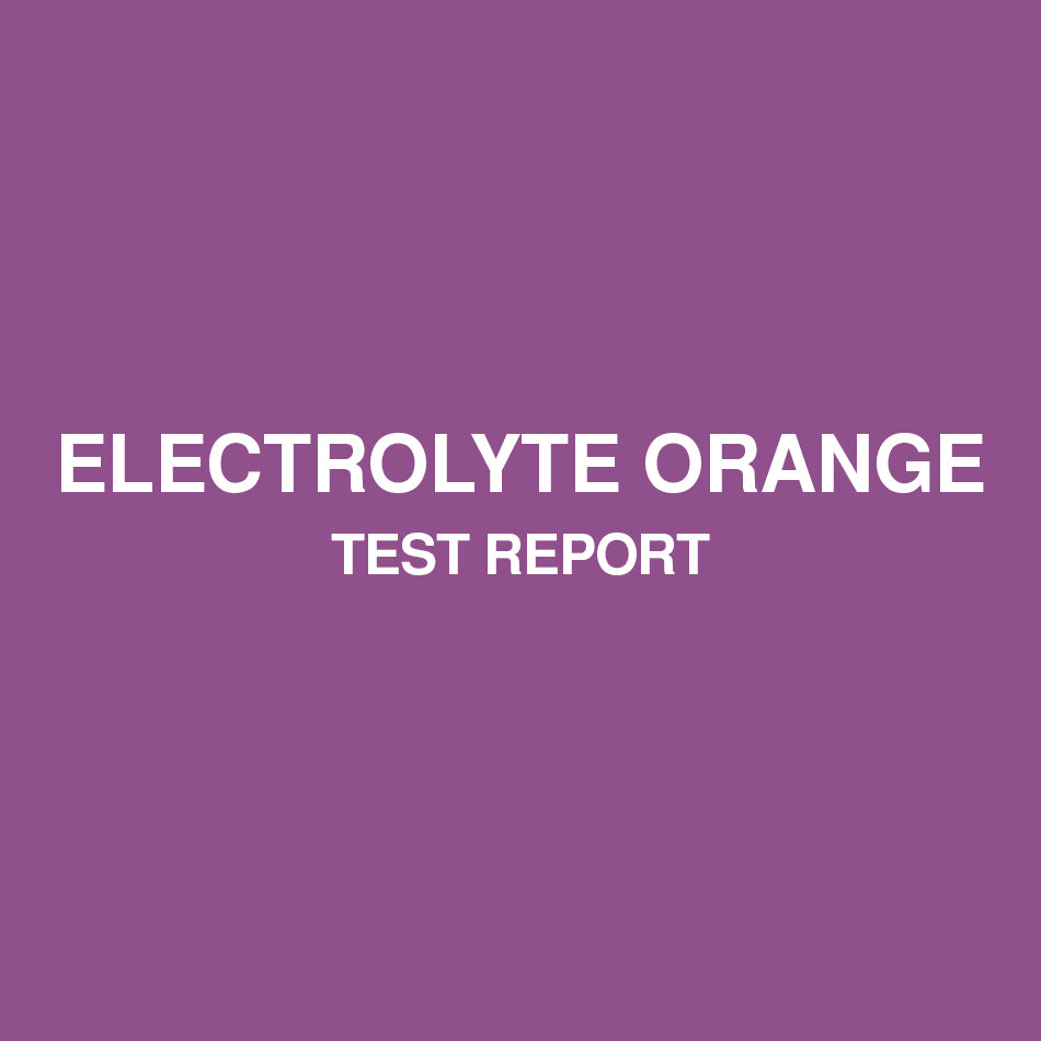 Electrolyte Powder (Orange) test report - HealthyHey