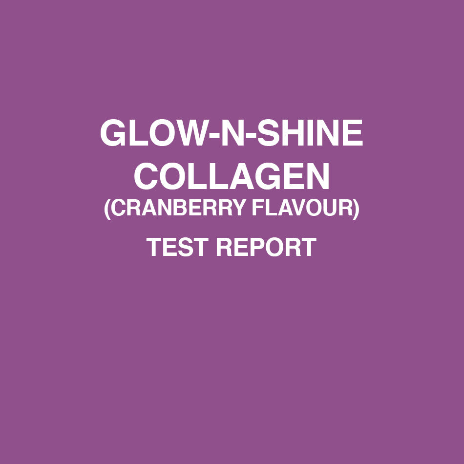 Glow-N-Shine Cranberry flavour test report - HealthyHey