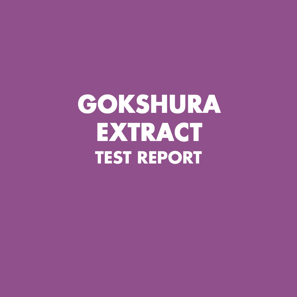 Gokshura Extract test report - HealthyHey