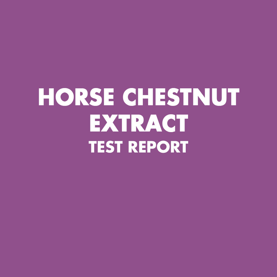 Horse Chestnuts Extract test report - HealthyHey