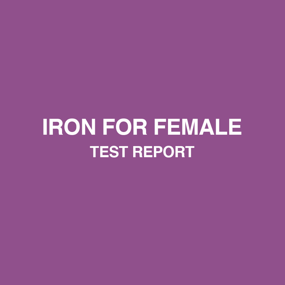 Iron for Women test report - HealthyHey