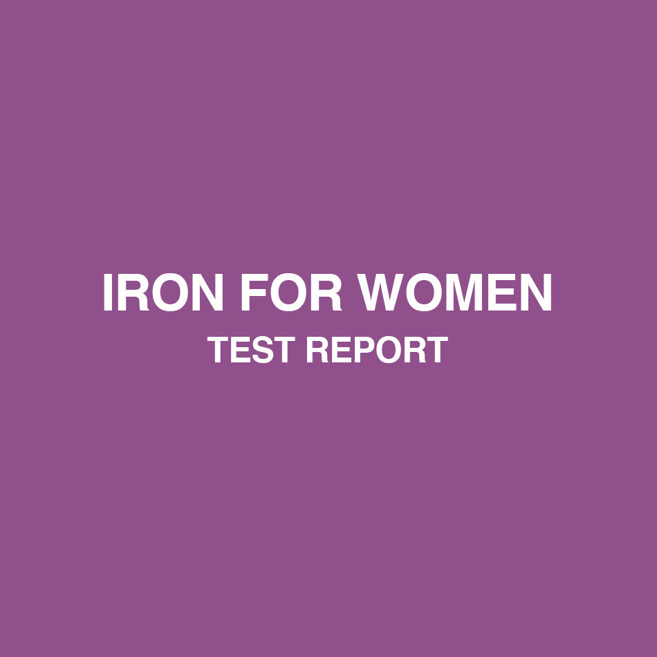 Iron for Women test report - HealthyHey