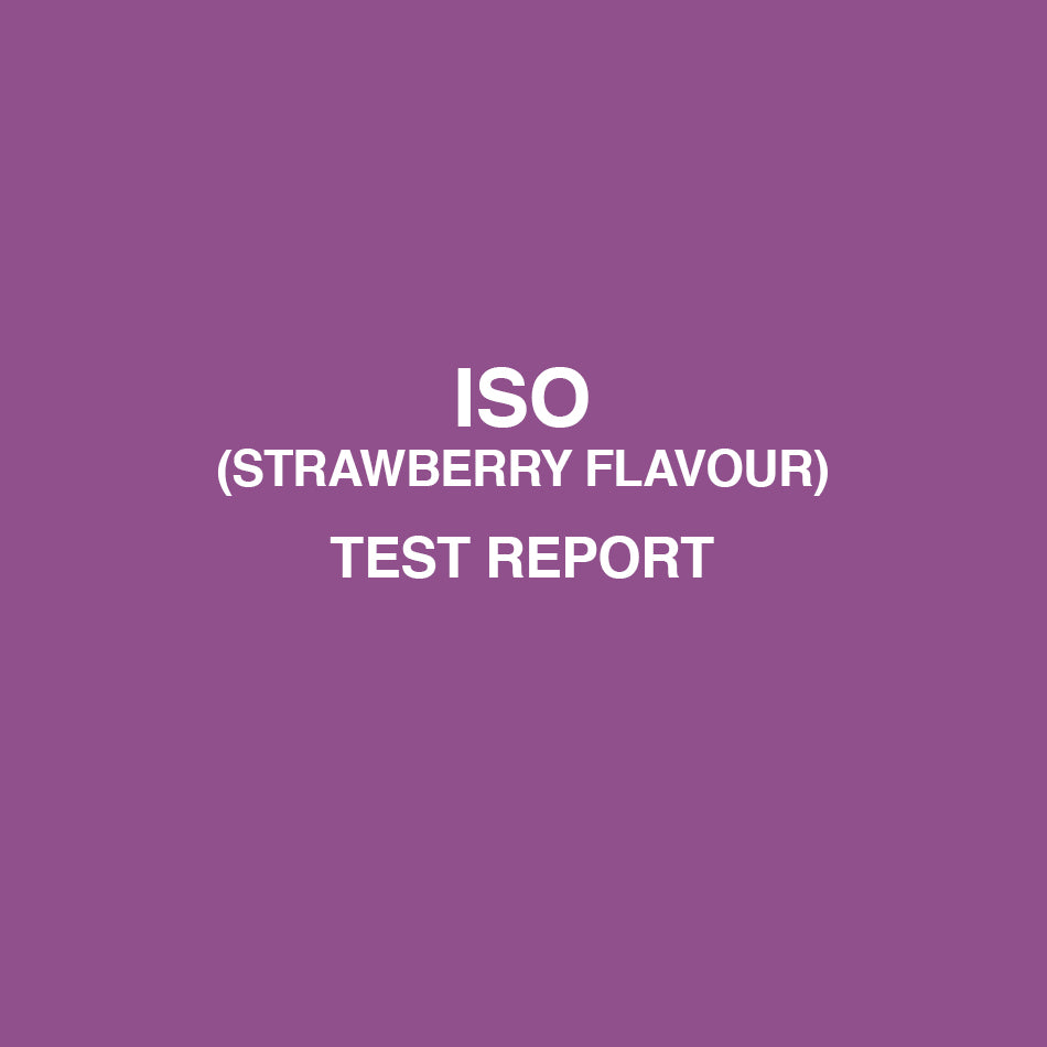 Iso Whey Protein Strawberry test report - HealthyHey