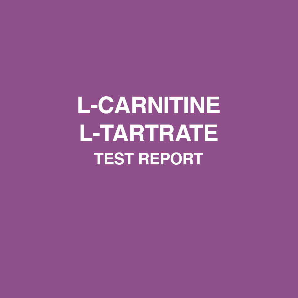 L-Carnitine L-Tartrate test report - HealthyHey