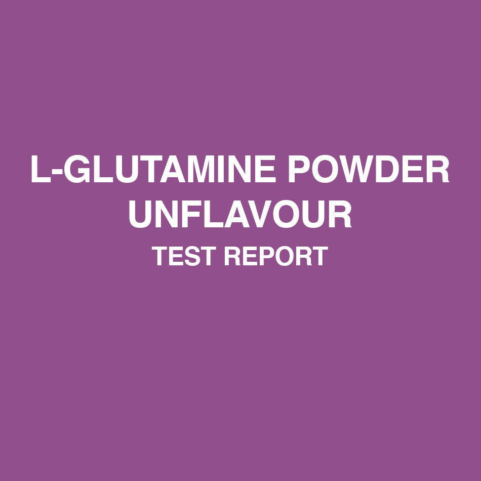 L-Glutamine Powder test report - HealthyHey