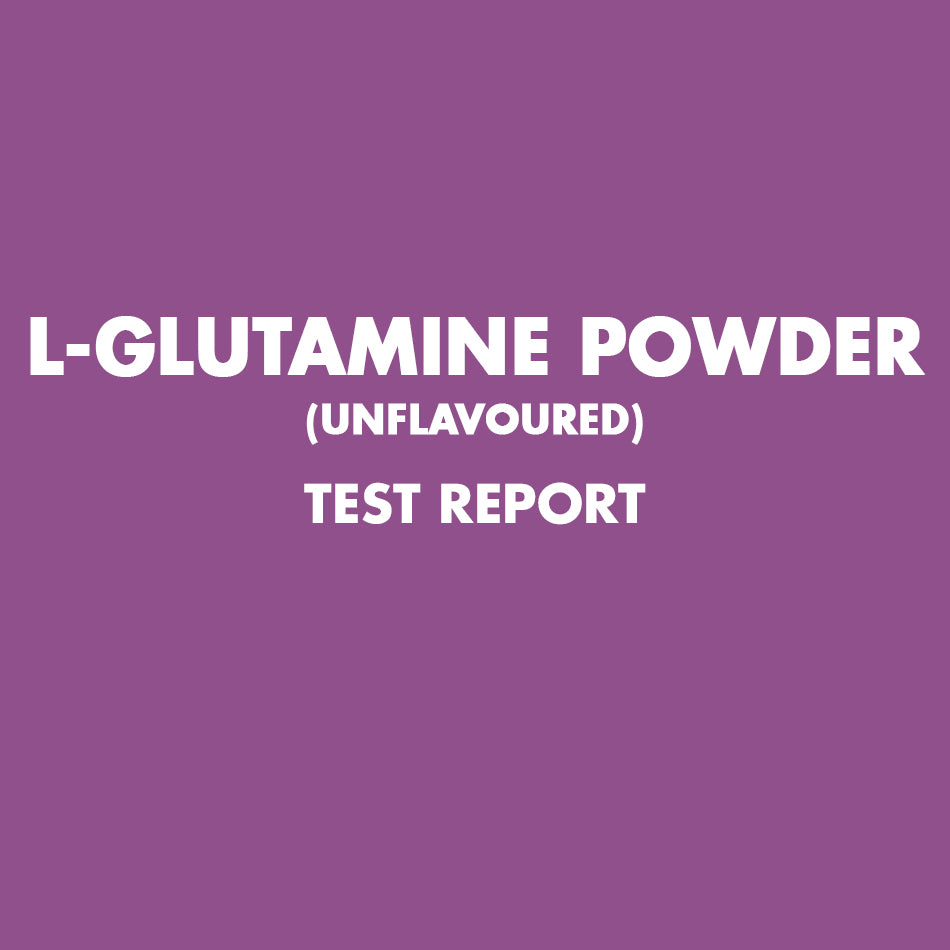 L-Glutamine Powder test report - HealthyHey