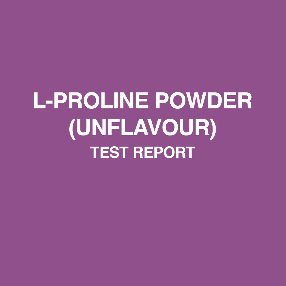 L-Proline Powder test report - HealthyHey