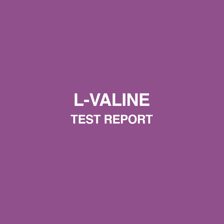 L-Valine test report HealthyHey