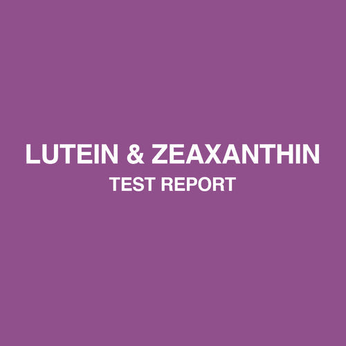 Lutein & Zeaxanthin test report - HealthyHey