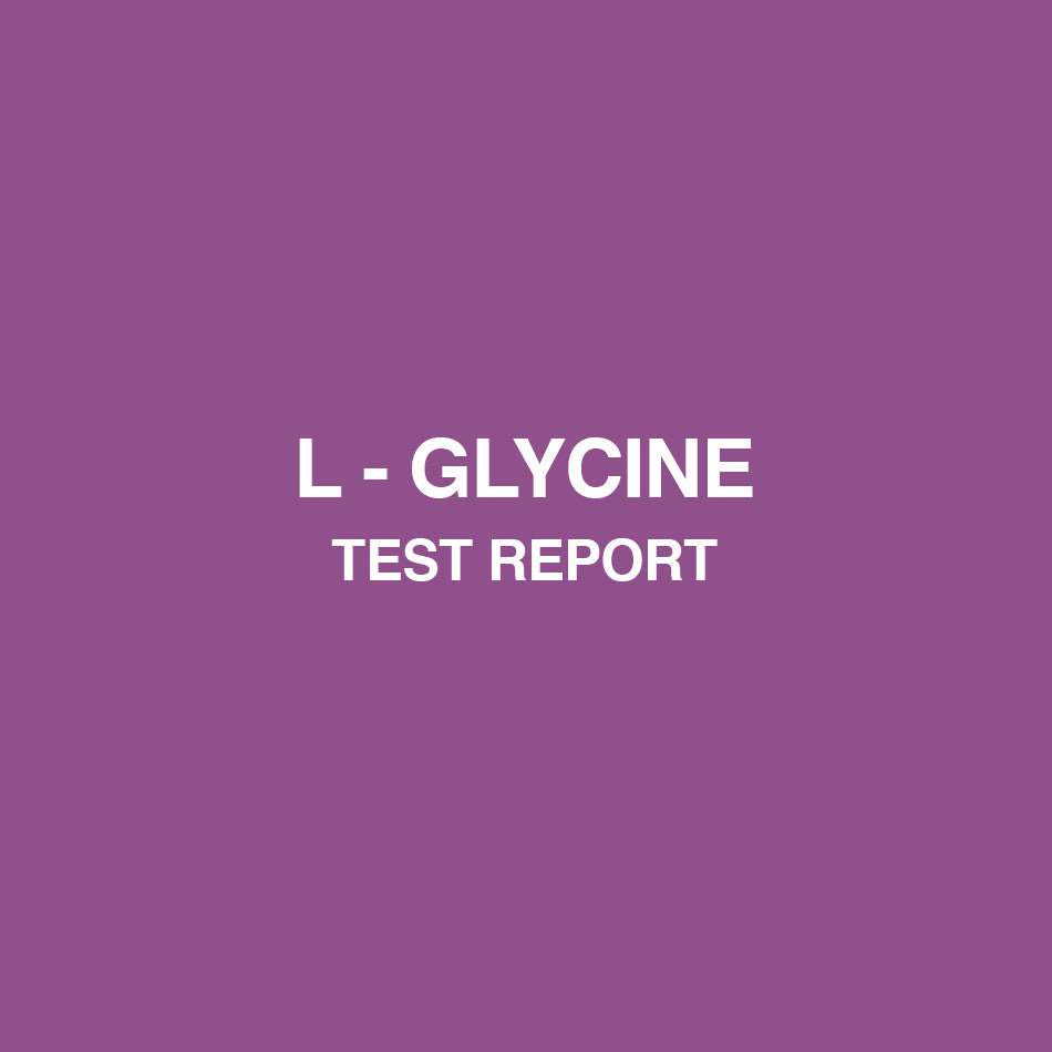 L-Glycine test report - HealthyHey