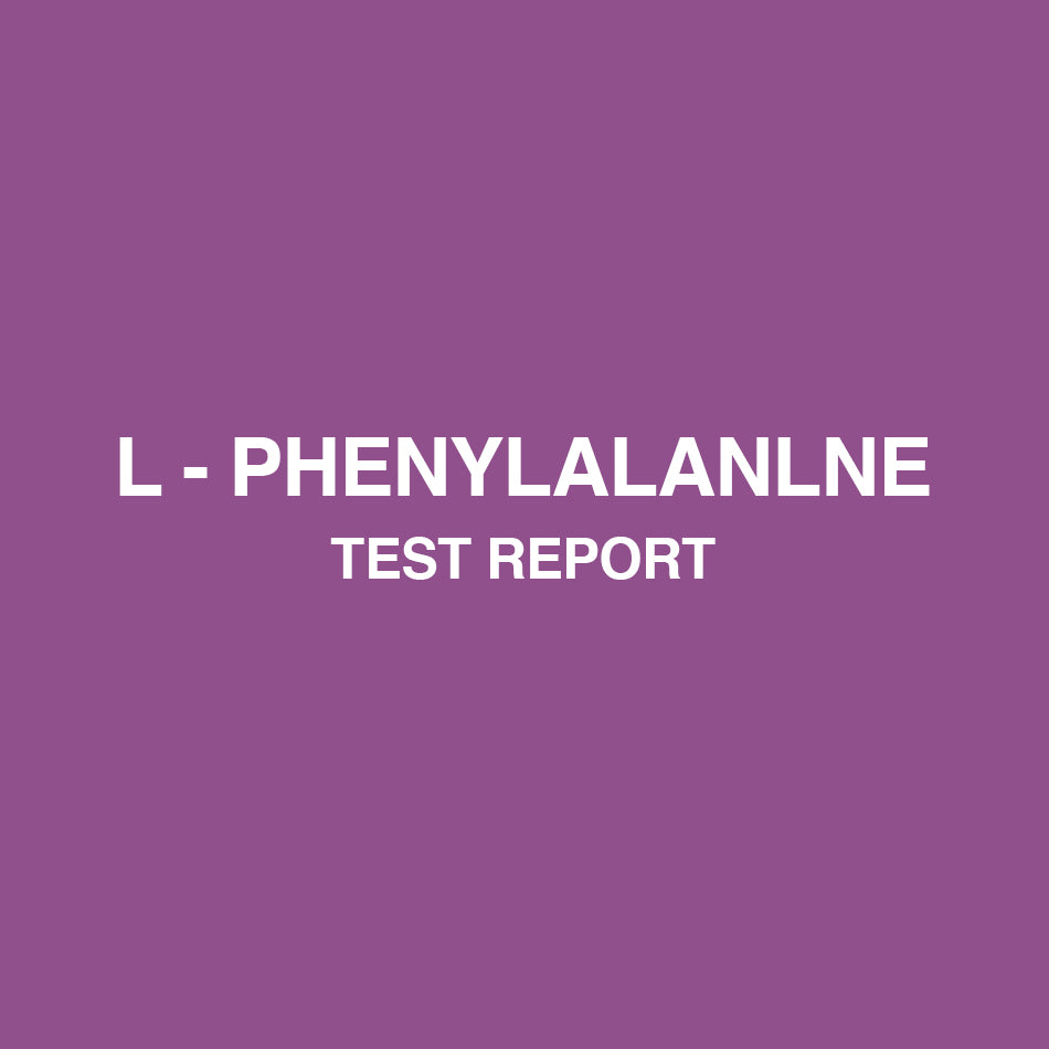 L-Phenylalanine test report - HealthyHey