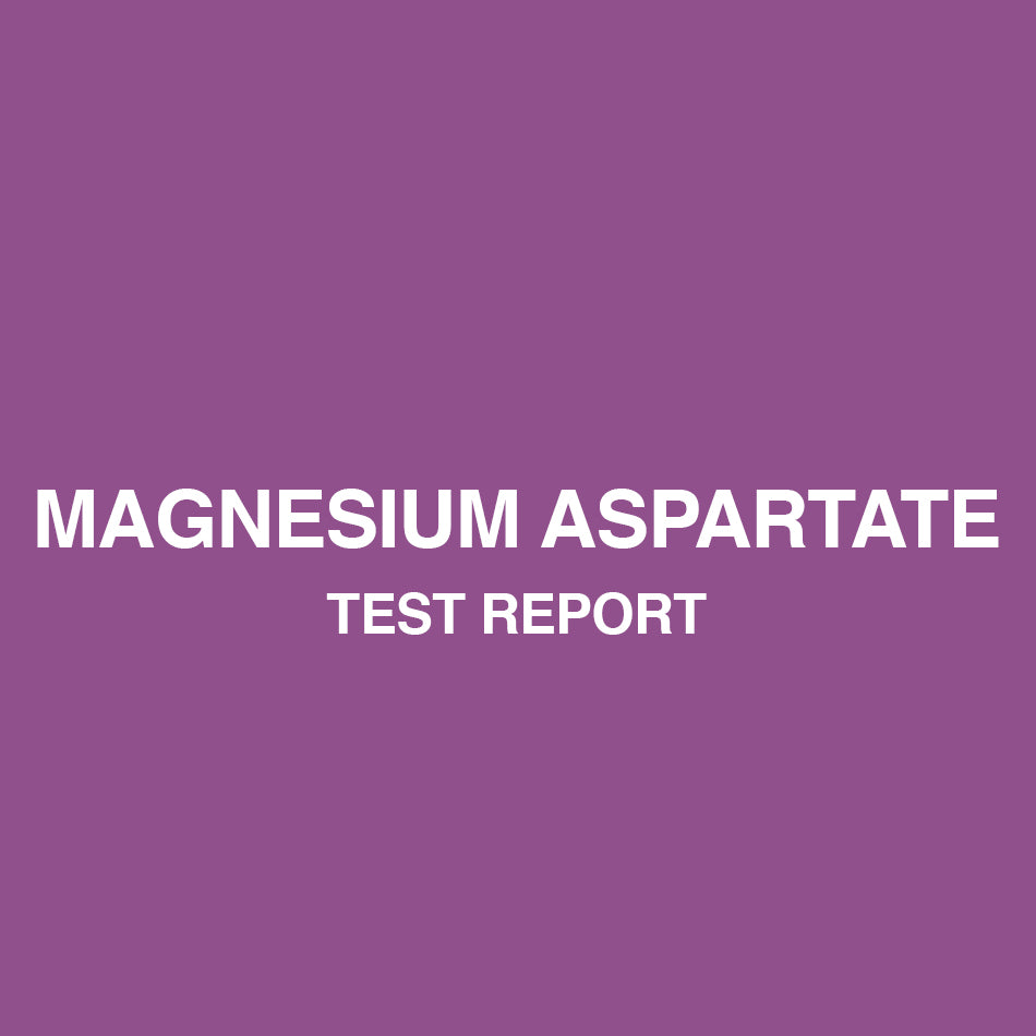 Magnesium Aspartate test report - HealthyHey