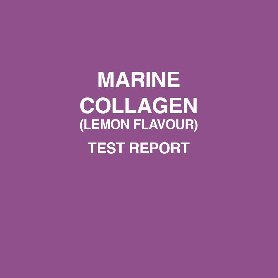 Marine collagen Lemon flavour test report- HealthyHey