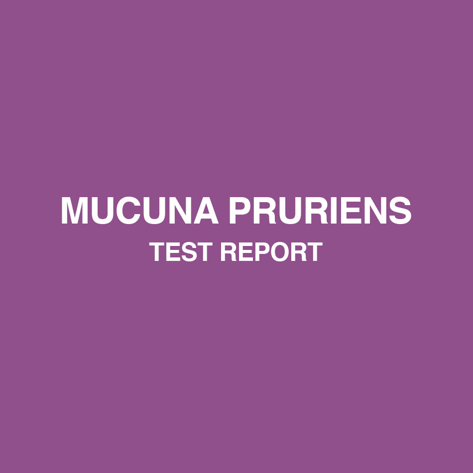 Mucuna Pruriens test report - HealthyHey