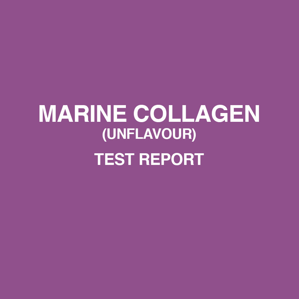 Marine Collagen Unflavoured test report  - HealthyHey