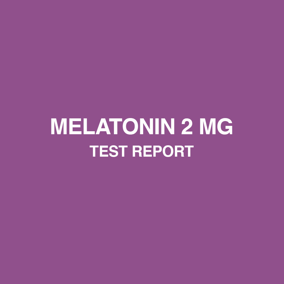 Melatonin 2mg test report - HealthyHey