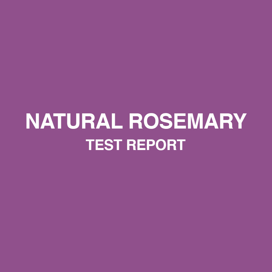 Rosemary Leaf Extract test report - HealthyHey