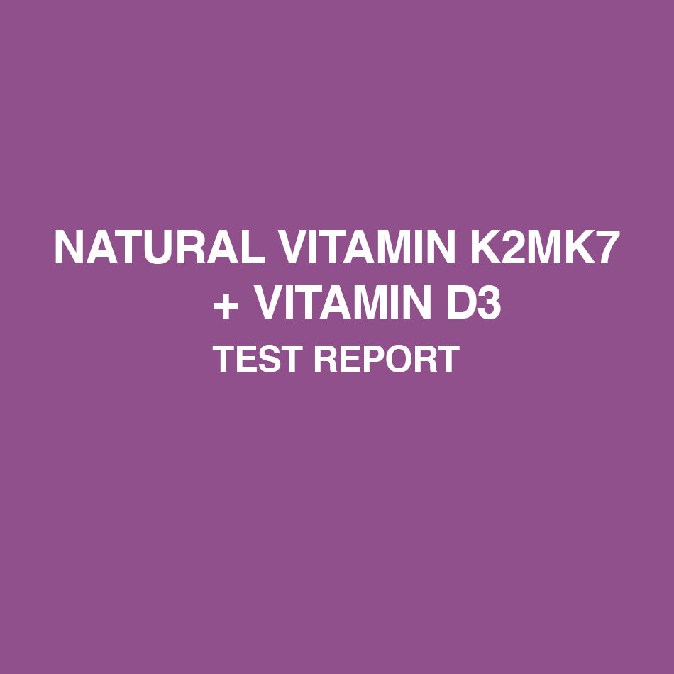 Natural Vitamin K2-MK7 + Vitamin D3 test report - HealthyHey