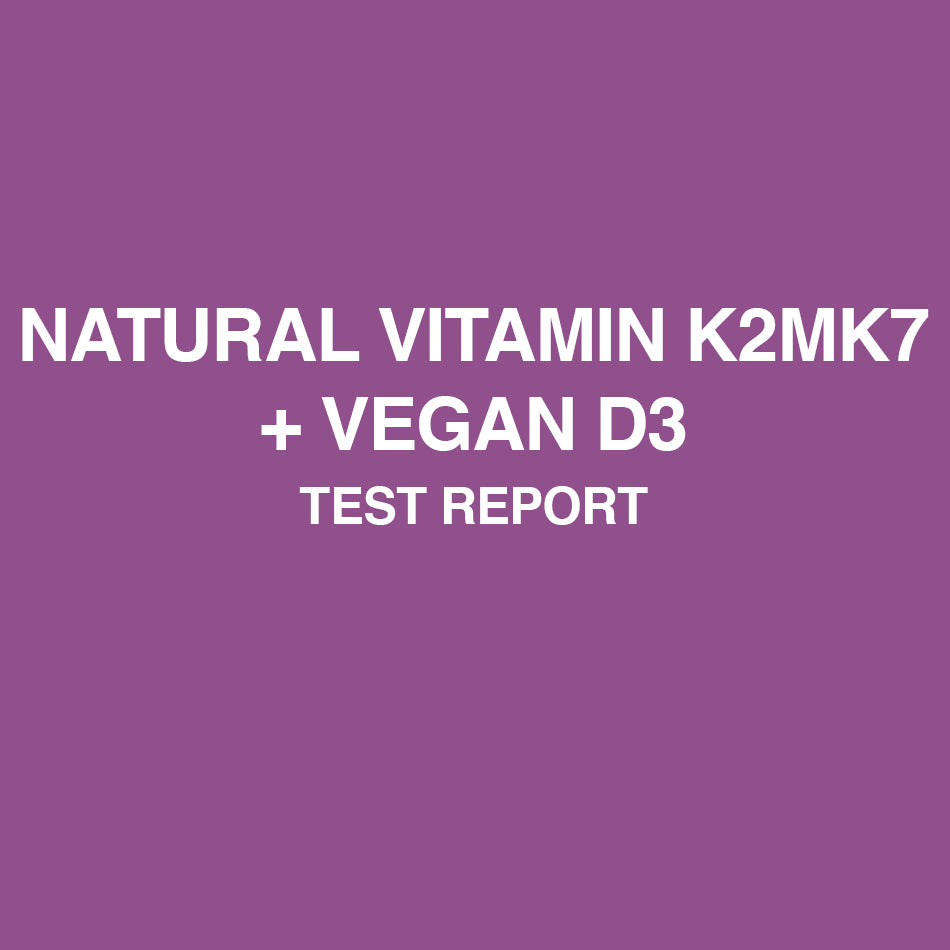 Natural Vitamin K2-MK7 + Vitamin D3 test report - HealthyHey