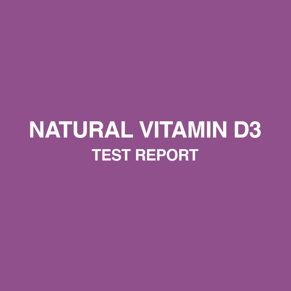 Natural vitamin D3 test report - HealthyHey