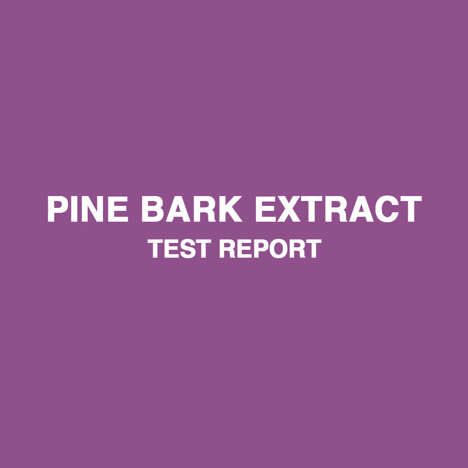 Pine Bark Extract test report - HealthyHey
